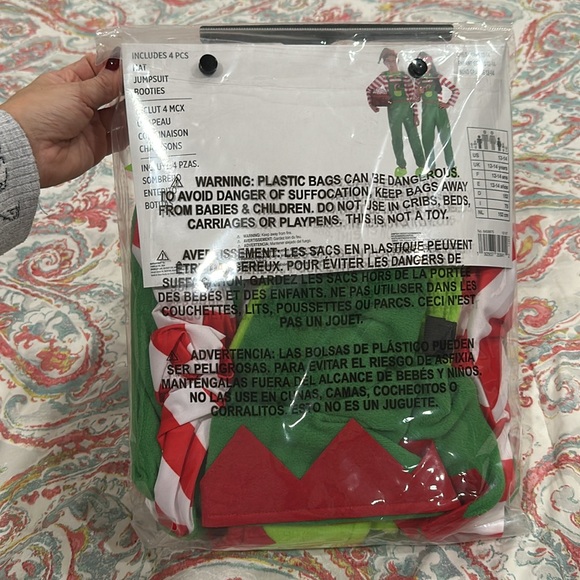 Kids' Elf Costume Unisex - Picture 2 of 4